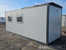 20' Portable Office with Kitchenette (Slight Damage to Roof)  - picture2' - Click to enlarge