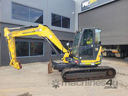 2021 YANMAR VIO80-1 8.2T EXCAVATOR WITH FULL CIVIL SPEC, ATTACHMENTS, LOW 1395 HOURS AND WARRANTY