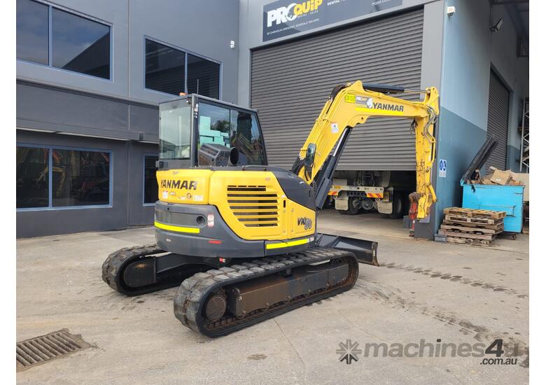 2021 YANMAR VIO80-1 8.2T EXCAVATOR WITH FULL CIVIL SPEC, ATTACHMENTS, LOW 1395 HOURS AND WARRANTY