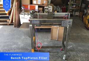 Flamingo 30-300ml Bench-top Piston Filler, Fully Air Operated, Nozzle Options and Easy Cleaning