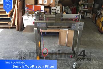 Flamingo 30-300ml Bench-top Piston Filler, Fully Air Operated, Nozzle Options and Easy Cleaning