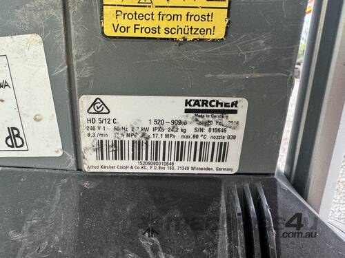 Karcher Power Washer With High Pressure Hose/Reel (Unreserved)