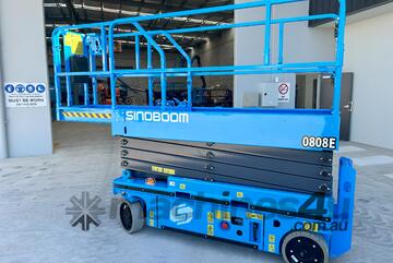 Sinoboom 0808E Electric Scissor Lift - 8.1m Max Platform Height, Compact & Stable Design