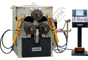 NC Section & Pipe Rolling Machine HPK-80NC 80 x 80 x 8mm Angle Capacity Includes 3-Axis 7.7