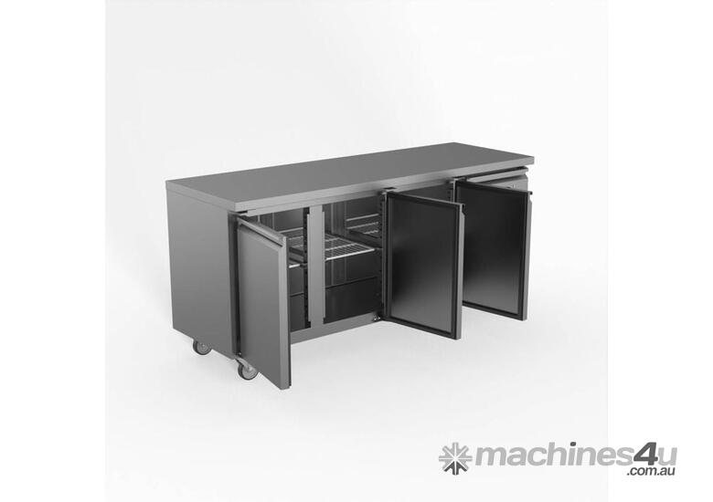 FED-X S/S Three Door Bench Fridge - XUB6C18S3V