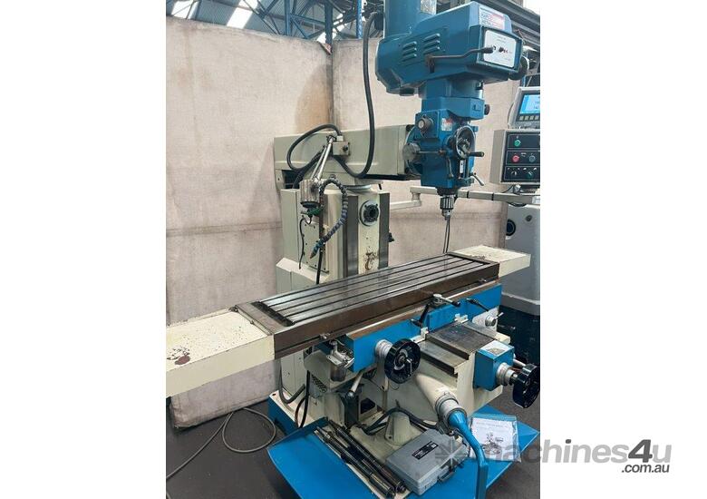 caption HAFCO Metal Master BM-67HV Horiz/Vert Mill with DRO