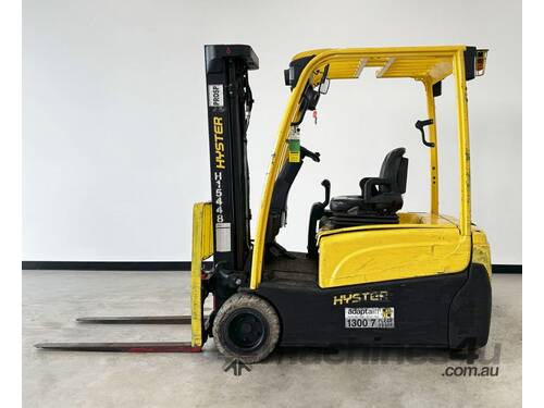 caption HYSTER J1.8XNT BE 3 WHEELED