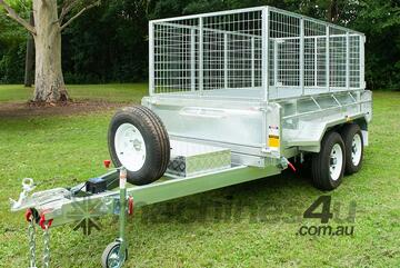 10x5 Tandem Axle Hydraulic Tipper Galvanised Box Trailer 3500kg ATM(Price shown Without Cage)