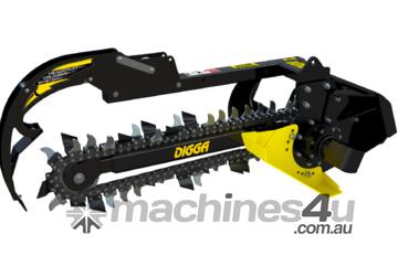 Digga MINI BIGFOOT Trencher - up to 900mm Dig Depth | 200mm Combo Chain