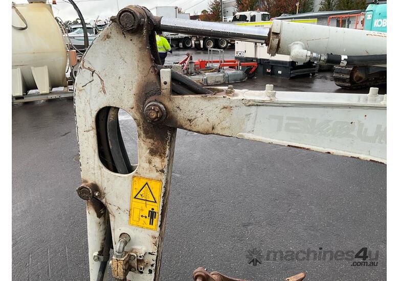 caption Takeuchi TB216 Mini Excavator (Rubber Track)