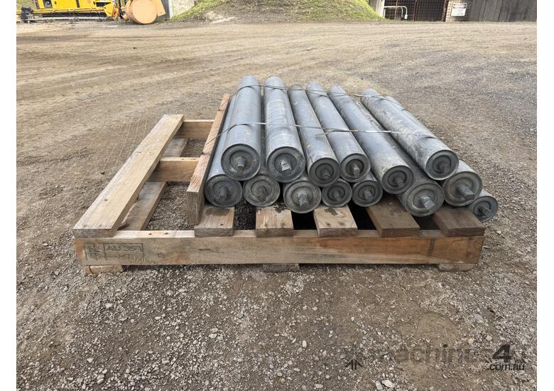 caption Pallet of Steel Rollers