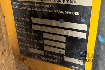 2017 Volvo A60H 6x6 Articulated Dump Truck