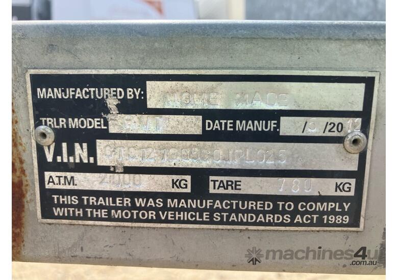 2012 Homemade Dual Axle Refrigerated Trailer
