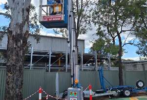 Genie GR20 2015 8m Electric Man Lift - 159kg Capacity, Narrow Indoor Access