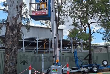 Genie GR20 2015 8m Electric Man Lift - 159kg Capacity, Narrow Indoor Access