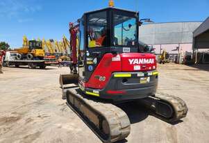2023 YANMAR VIO80 8T EXCAVATOR (M958) WITH TILT HITCH, BUCKETS, CIVIL SPEC AND 2150 HOURS