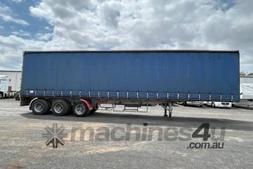 1997 Barker Heavy Duty Tri Axle Tri Axle Curtainside B Trailer