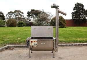 Stainless Steel Ribbon Mixer Tank with Screw Auger - 250L