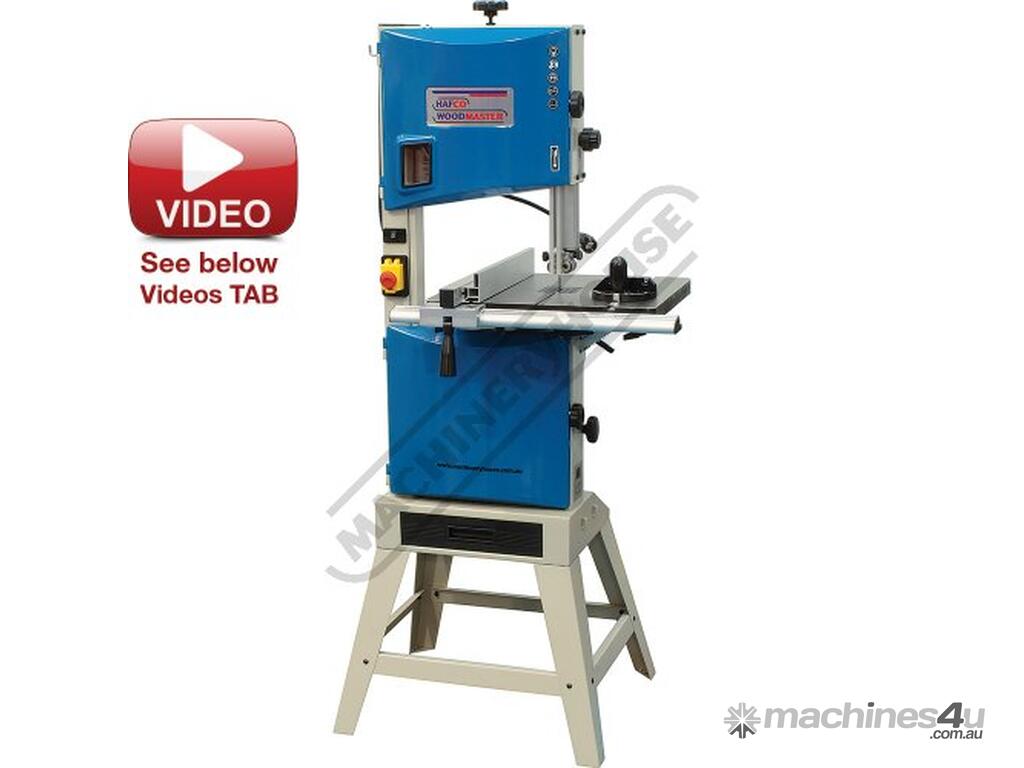 Hafco woodmaster BP310 Wood Band Saw 2 Blade Speeds 370 & 800m/min