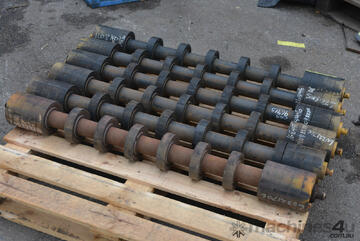Poly disk type conveyor belt return rollers 1120 x