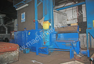 SHOT Blast PEENING BLASTING SYSTEM CONVEYOR RECOVE