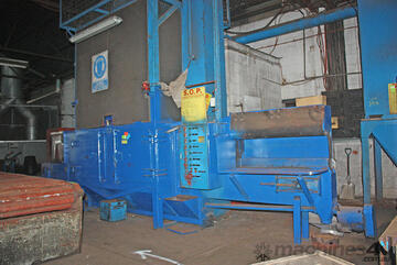 SHOT Blast PEENING BLASTING SYSTEM CONVEYOR RECOVE