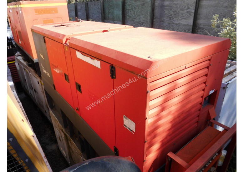 caption 125kva atlas copco , deutz/volvo powered
