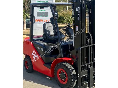 2.5 Tonne Pride HC Yanmar Diesel Powered Forklift - 3 Year Warranty