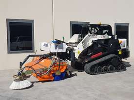 Angle Road Sweeper for Loaders & Skid Steers - picture1' - Click to enlarge