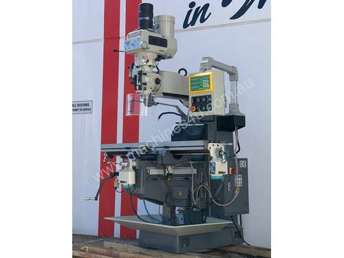 SM-KD4VS - ISO 40 - Industrial Turret Milling Machine With Power Draw Bar