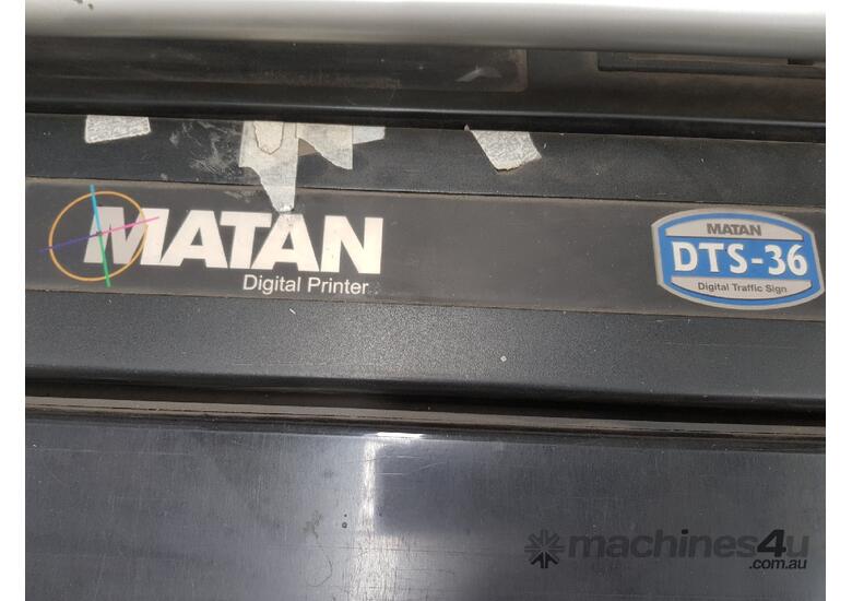 Used MATAN DIGITAL PRINTERS for ROAD SIGNS - MATAN DTS-36 DTS-12 SOLD ...