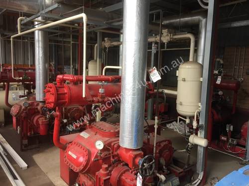 4 x compound Vilter ammonia compressors