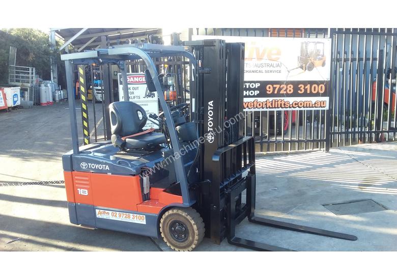 Used Toyota 7fbe18 Counterbalance Forklifts In Fairfield Nsw