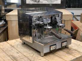 FIORENZATO DUCALE 2 GROUP COMPACT STAINLESS ESPRESSO COFFEE MACHINE - picture0' - Click to enlarge