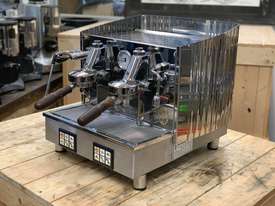FIORENZATO DUCALE 2 GROUP COMPACT STAINLESS ESPRESSO COFFEE MACHINE - picture1' - Click to enlarge