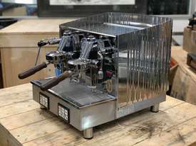 FIORENZATO DUCALE 2 GROUP COMPACT STAINLESS ESPRESSO COFFEE MACHINE - picture2' - Click to enlarge