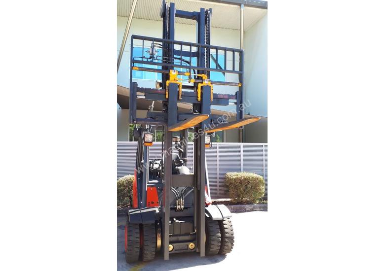 caption Used Forklift: H35D Genuine Preowned Linde 3.5t