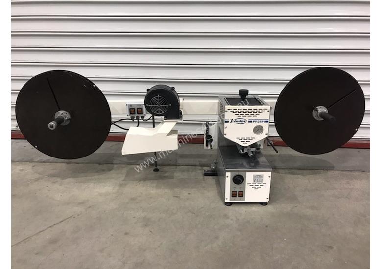 caption USED EDGING PRE GLUER RE BUILT HOT MELT AUTO WITH MOTORISED WINDER PR25P-DV VIRUTEX