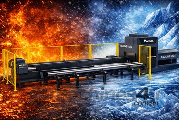 ACCURL TubeLINE A SERIES 3KW | 6.5M LENGTH | 240MM OD TUBE LASER | BOCI HEAD | CYPCUT CONTROLLER
