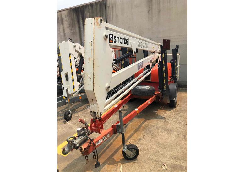 caption 34FT TRAILER MOUNTED BOOM LIFT SNORKEL