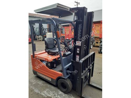 TOYOTA ELECTRIC FORKLIFT 5FBE15 1.5 TON 4.7M LIFT CONTAINER MAST 2000 MODEL