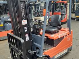 TOYOTA ELECTRIC FORKLIFT 5FBE15 1.5 TON 4.7M LIFT CONTAINER MAST 2000 MODEL - picture1' - Click to enlarge
