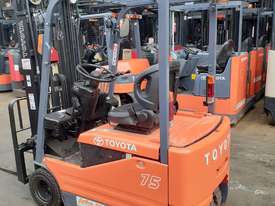 TOYOTA ELECTRIC FORKLIFT 5FBE15 1.5 TON 4.7M LIFT CONTAINER MAST 2000 MODEL - picture2' - Click to enlarge