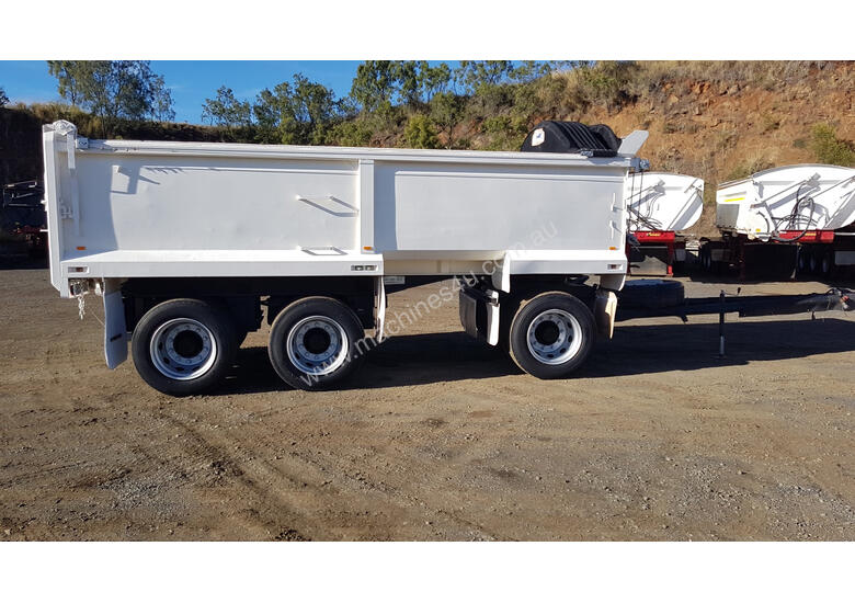 caption Cobbco Dog Tipper Trailer