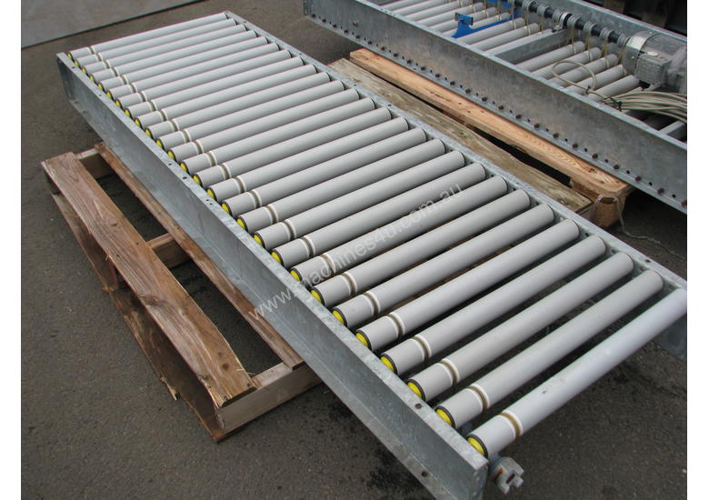 Used Roller Conveyor Motorised Roller Conveyor Set 3 8m long Total