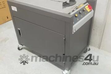 DC DIRECT DRIVE SEMI AUTO STRAPPING MACHINE WITH ENCLOSED FRAME