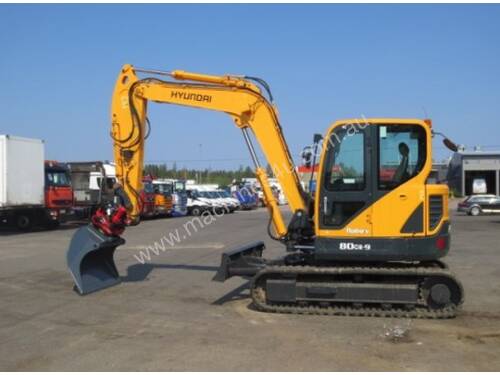 8T Excavator Hyundai R80CR-9 for hire