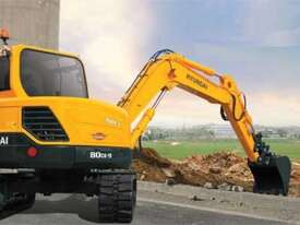 8T Excavator Hyundai R80CR-9 for hire - picture0' - Click to enlarge