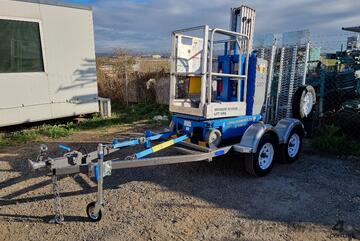 GENIE GR20 20ft ManLift with Trailer GENIE GR20 20ft ManLift with Trailer