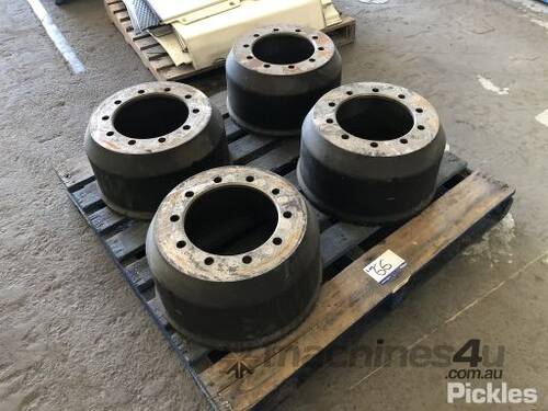 4 x Brake Drums BPW